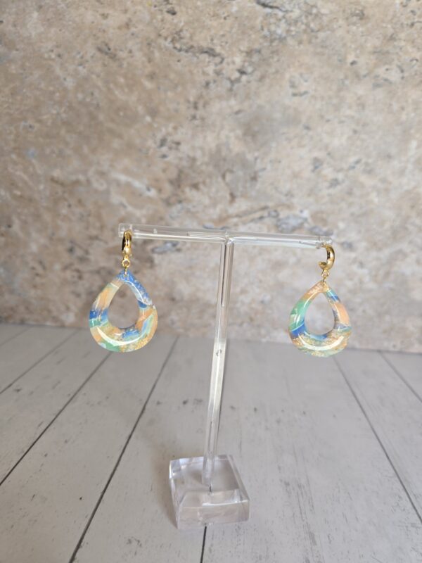 20250224_145641 Turquoise and Peachy Faux Gemstones