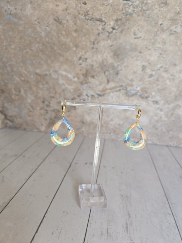 20250224_145643 Turquoise and Peachy Faux Gemstones