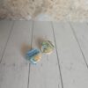 Turquoise and Peachy Faux Gemstones