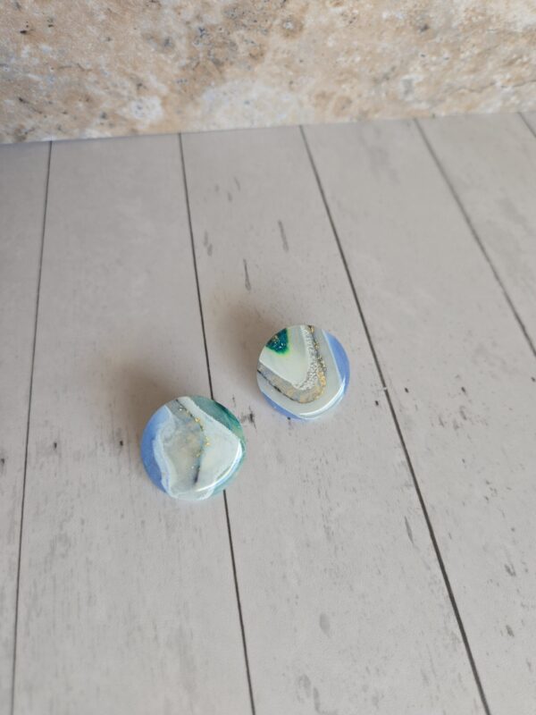 20250224_145824 Turquoise and Peachy Faux Gemstones