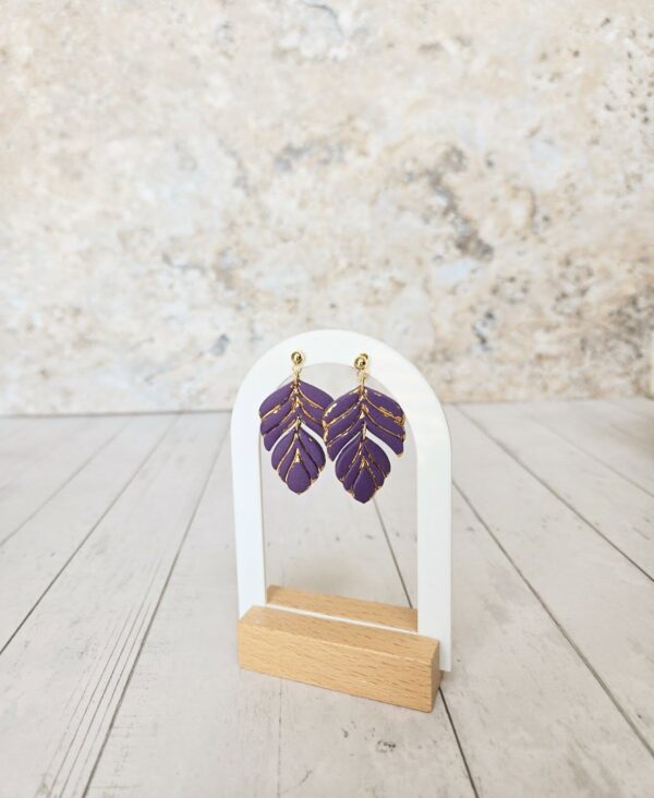 Purple and Gold Leaf