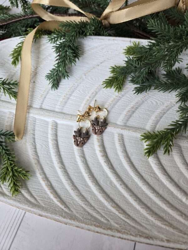 Baby Reindeer with Bow