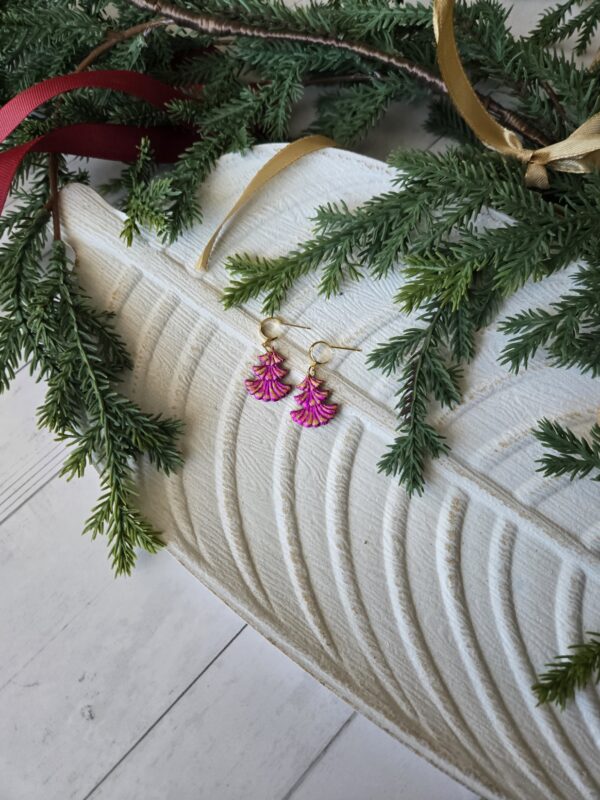 Iridescent Pink/Gold Trees 2